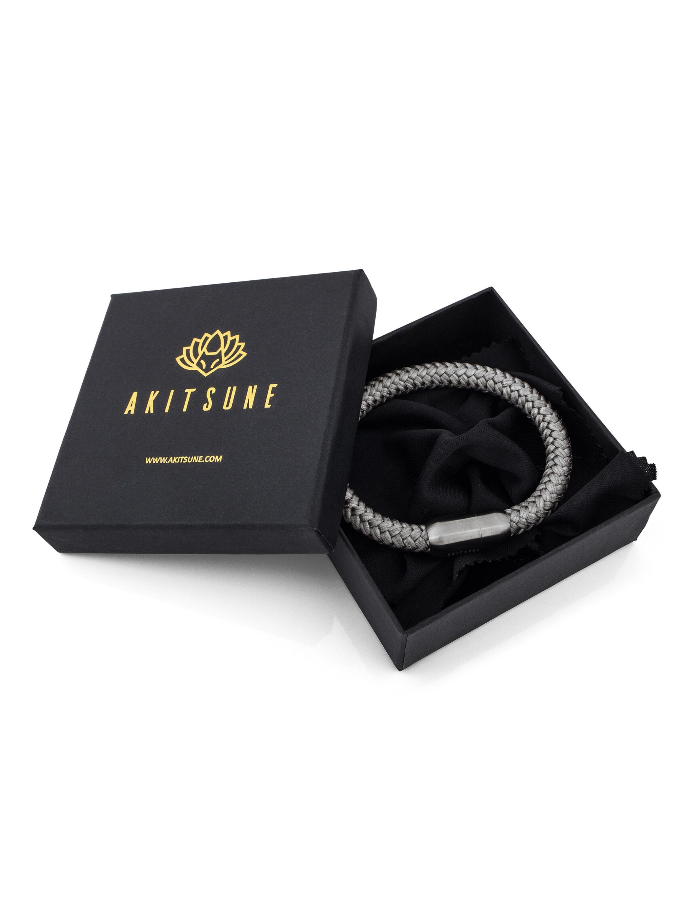 Akitsune Bracelet 'Portus' in Grey