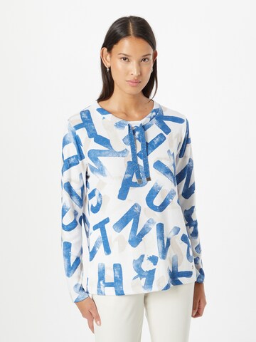 Key Largo Shirt 'Word' in Blue: front
