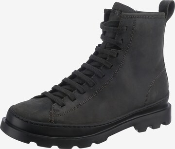 CAMPER Lace-Up Ankle Boots in Grey: front