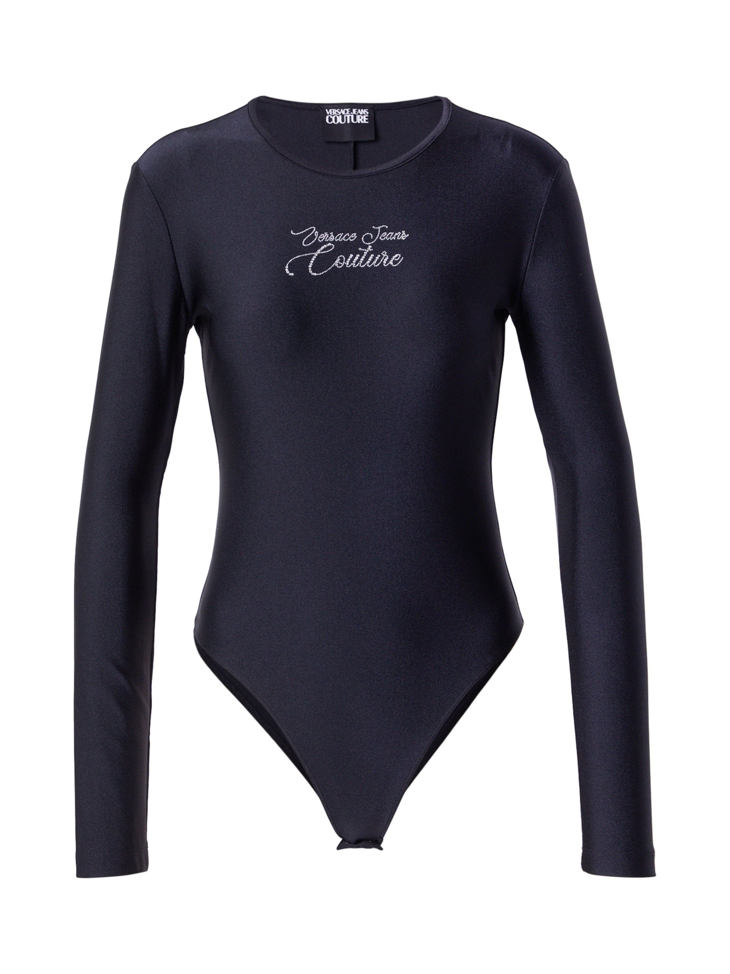 Versace Jeans Couture Shirt bodysuit in Black: front