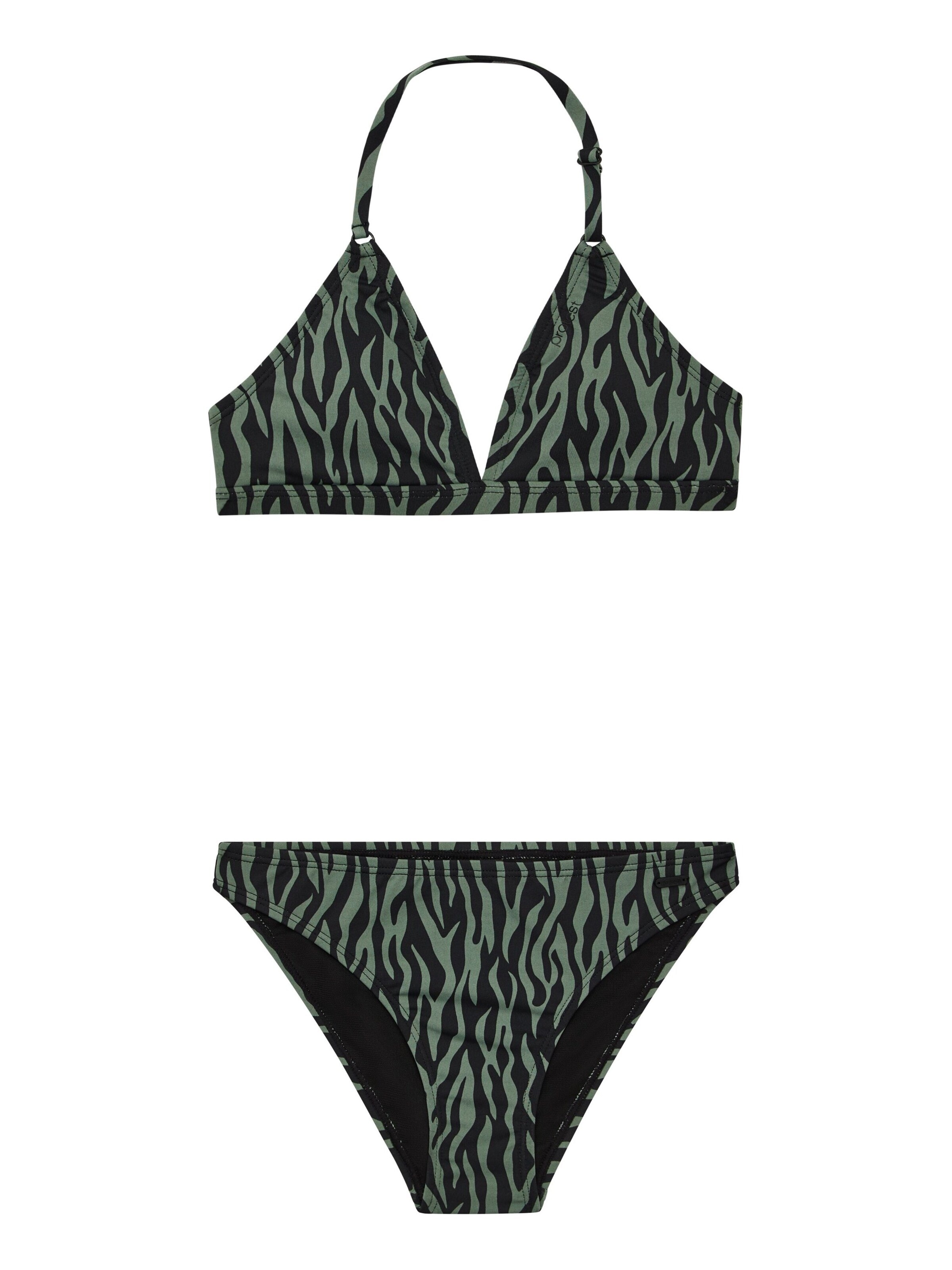 PROTEST Triangle Bikini 'PRTAniston JR' in Green: front