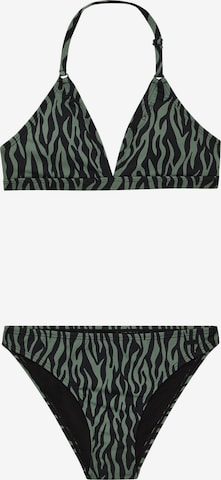 PROTEST Triangle Bikini 'PRTAniston JR' in Green: front