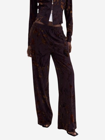 Desigual - Pierna ancha Pantalón 'BUCAREST' en marrón