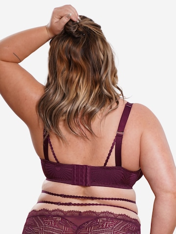 SugarShape High neck Bra 'Lola' in Purple