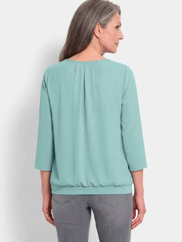 Goldner Bluse in Grün