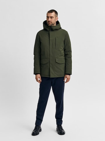 Giacca invernale 'Piet' di SELECTED HOMME in verde