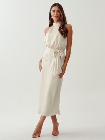 Tussah - Vestido de noche 'ZANI' en beige: frente