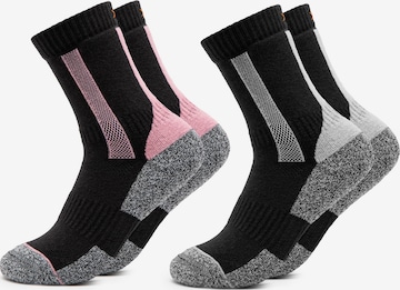 Occulto Athletic Socks 'Gerlinde' in Pink: front