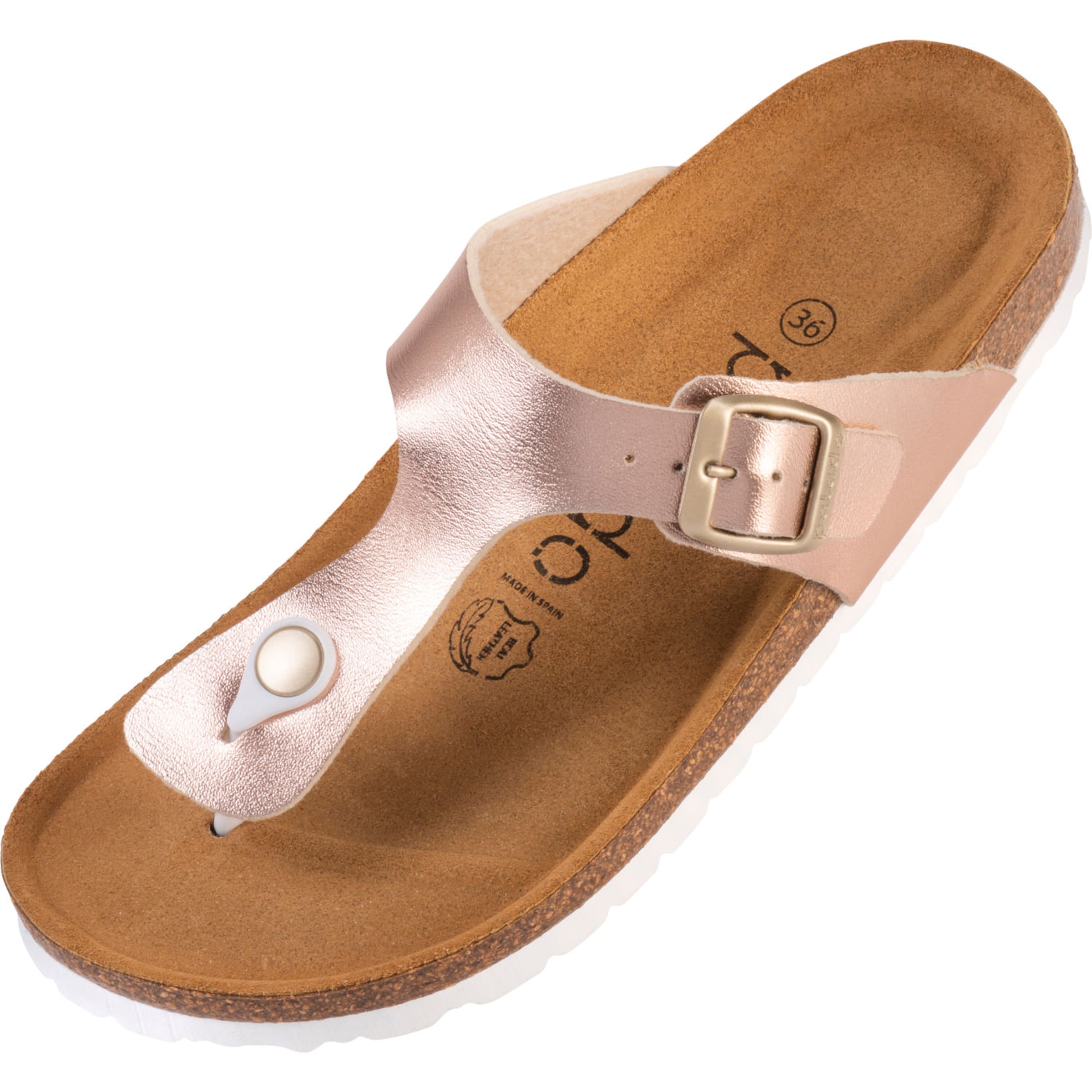 Palado T-bar sandals 'Kos' in Pink: front