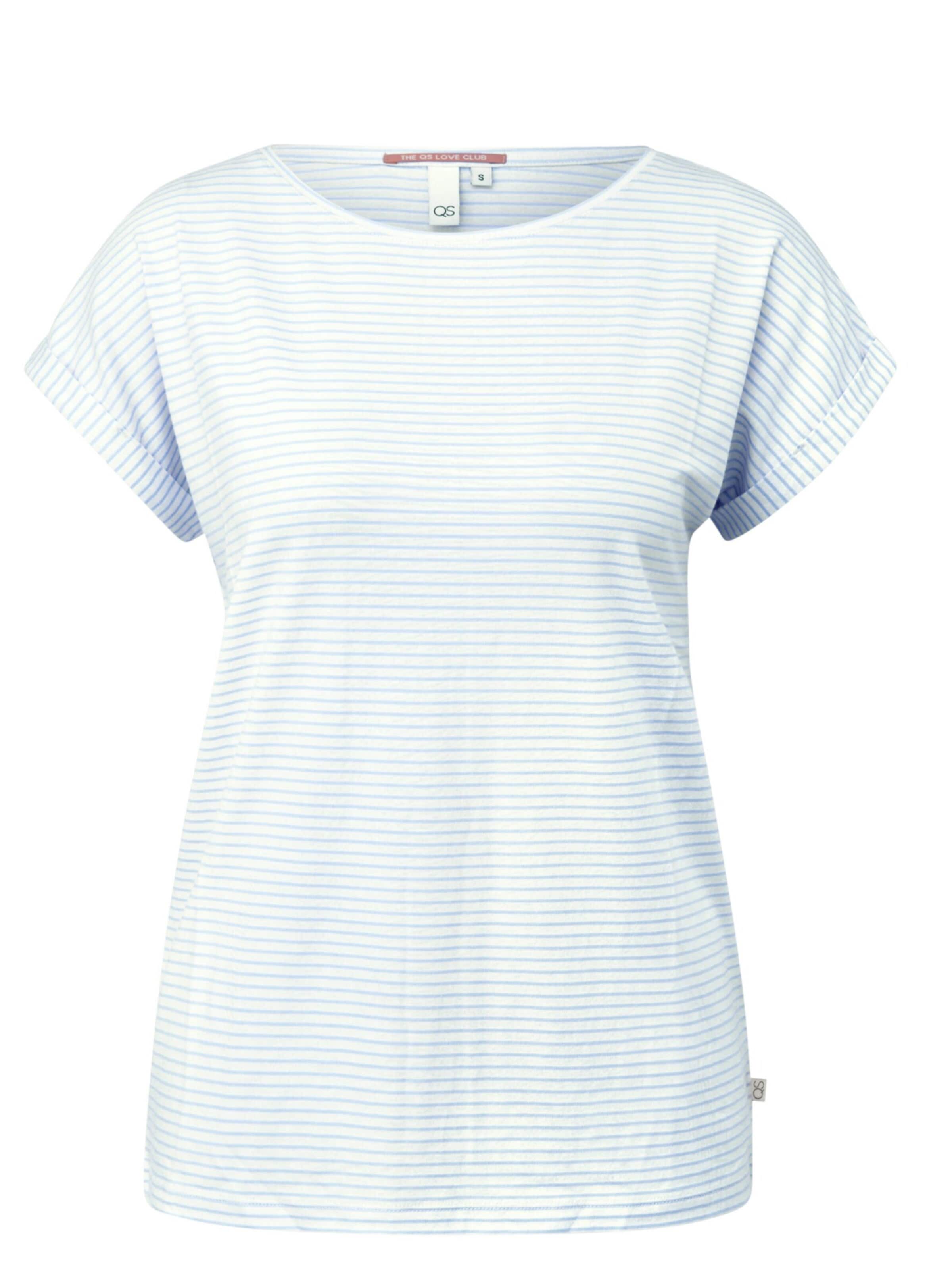 T-shirt 'Q/S designed by - Dames t-shirt' QS en bleu : devant