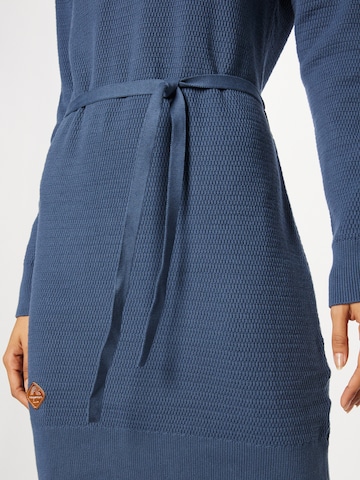 Ragwear Knitted dress 'BABETT' in Blue