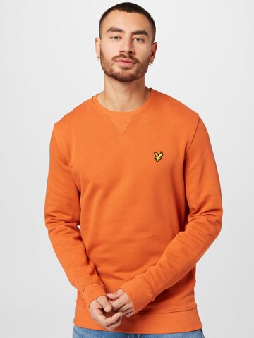 Lyle & Scott Sweatshirt i orange: forside