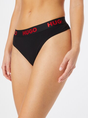 HUGO String in Schwarz: predná strana