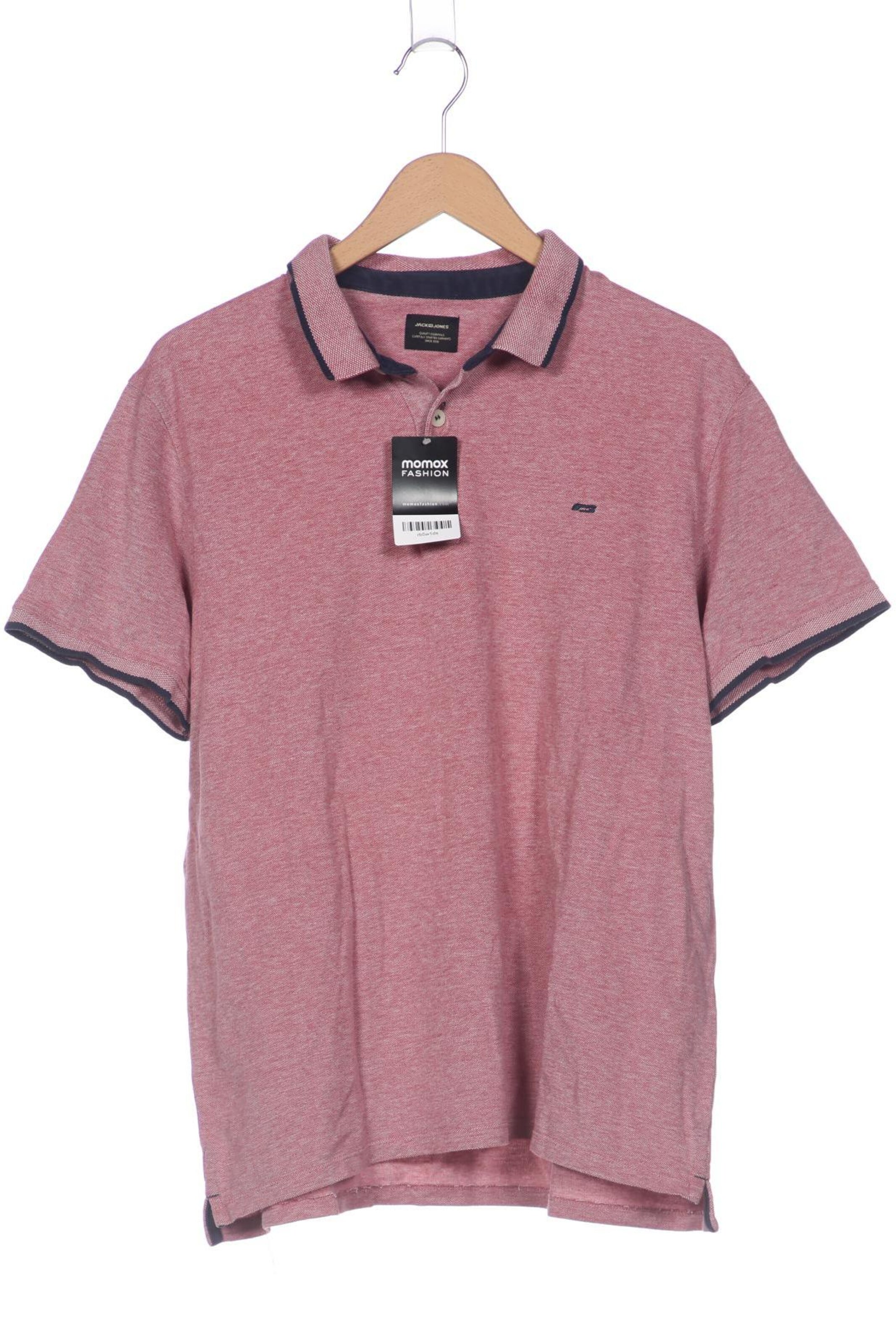 JACK & JONES Shirt in XXL in Red: front