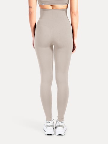 Coupe slim Leggings 'Lorraine' Smilodox en gris