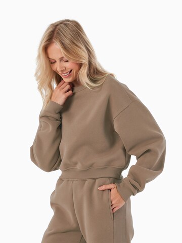 Organication Sweatshirt in Braun