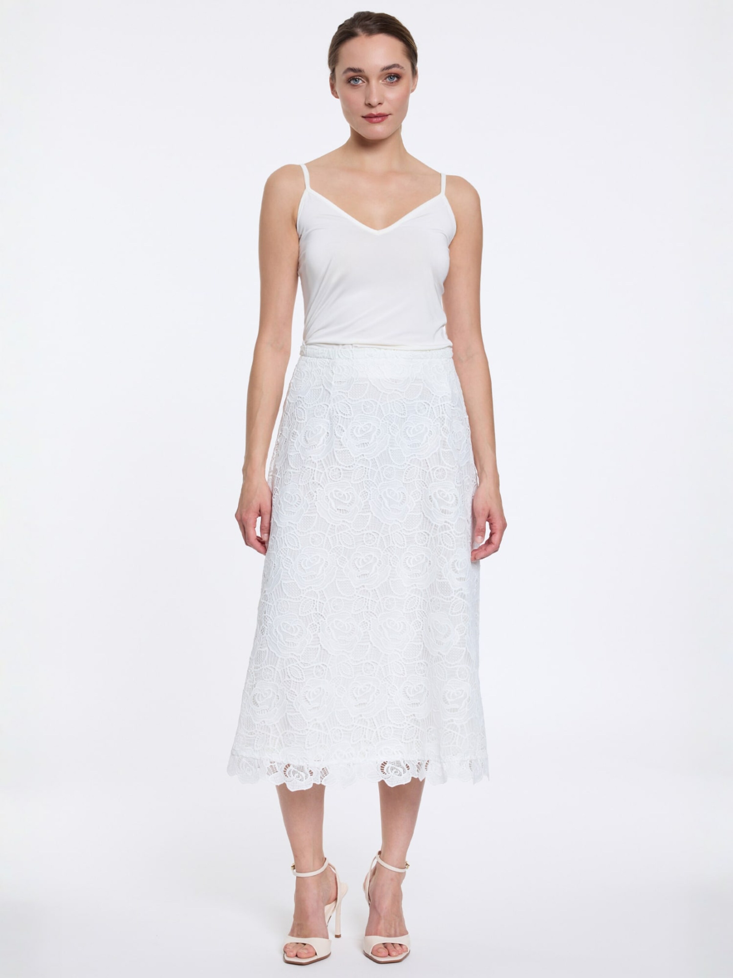 Ana Alcazar Skirt in White