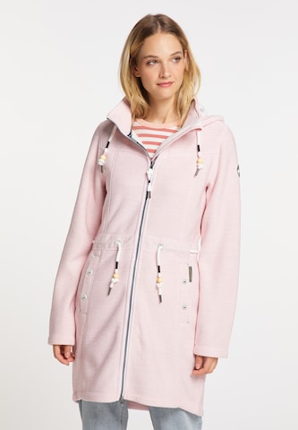 Schmuddelwedda Fleece Jacket in Pink: front