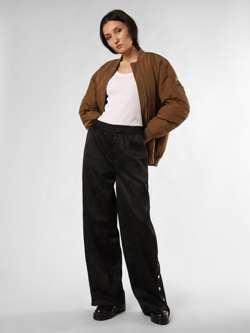 HUGO Loosefit Hose ' Hacelia-1 ' in Schwarz