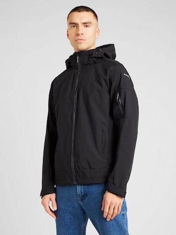 ICEPEAK - Chaqueta de montaña 'Barmstedt' en negro: frente