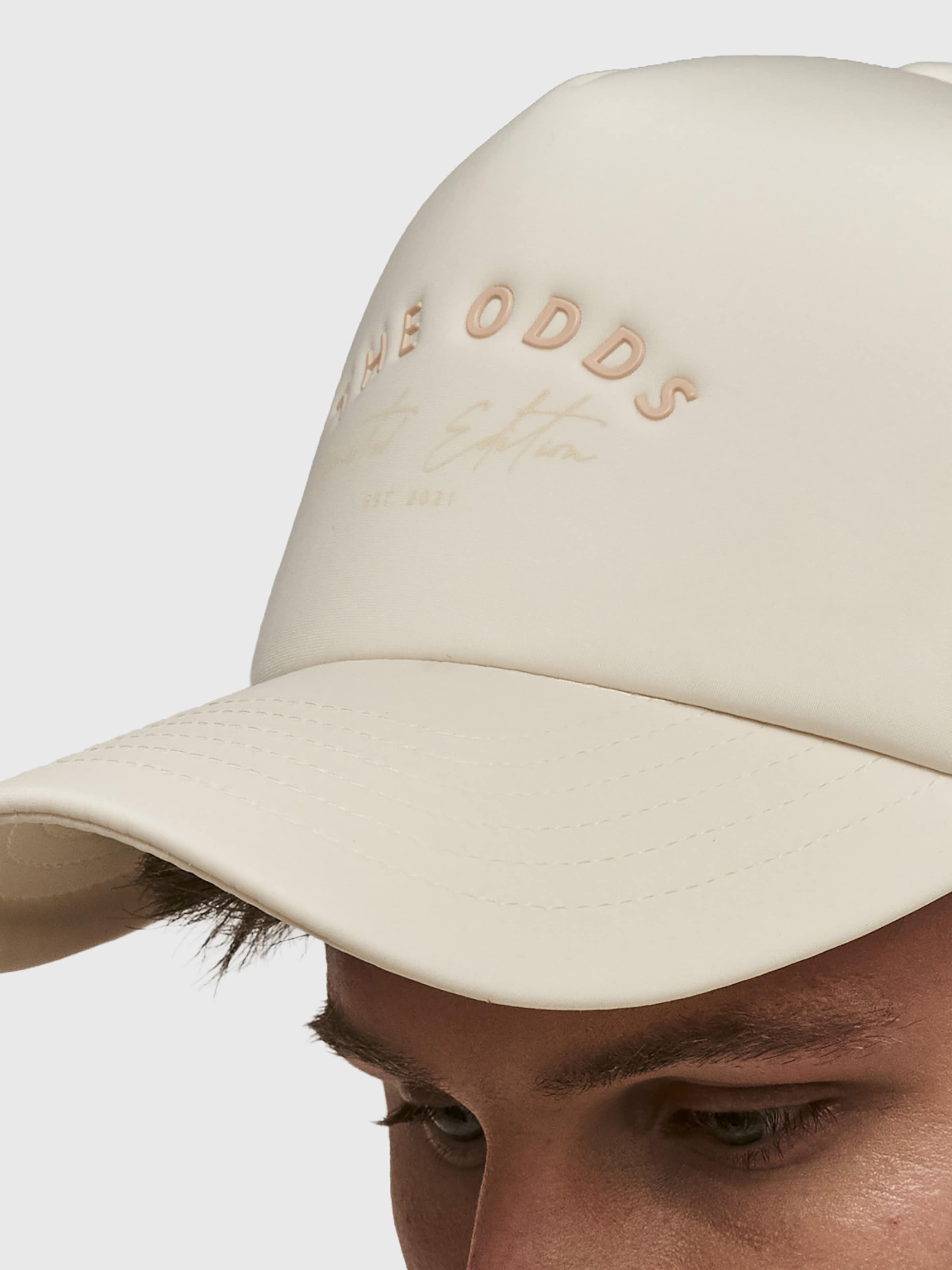 Casquette 'Limited Edition - Established 2021 Trucker Cap/ LMTD edition' THE ODDS en beige : devant