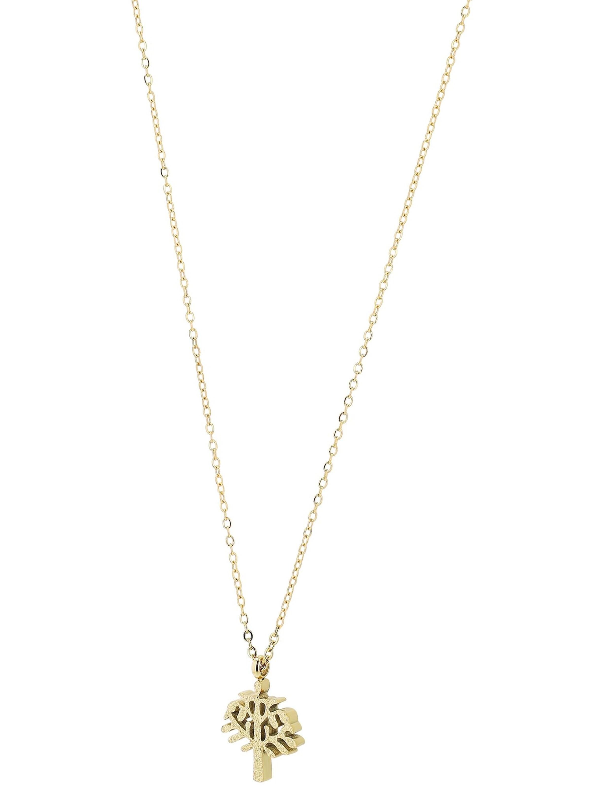 Akzent Jewelry Set 'Edelstahl silber' in Gold