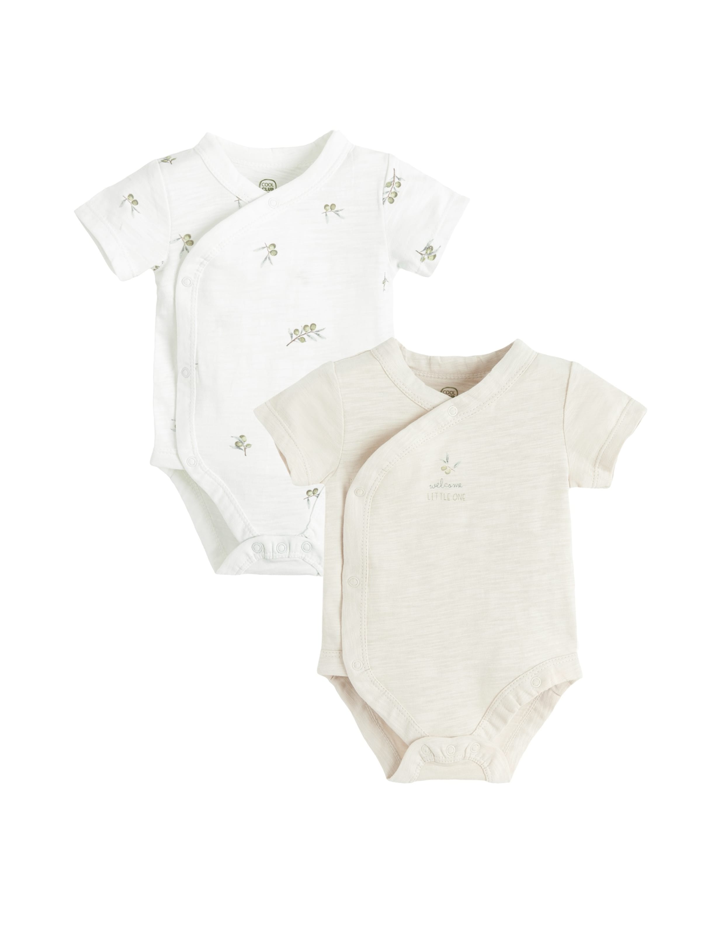 Tutina / body per bambino di Cool Club in beige: frontale