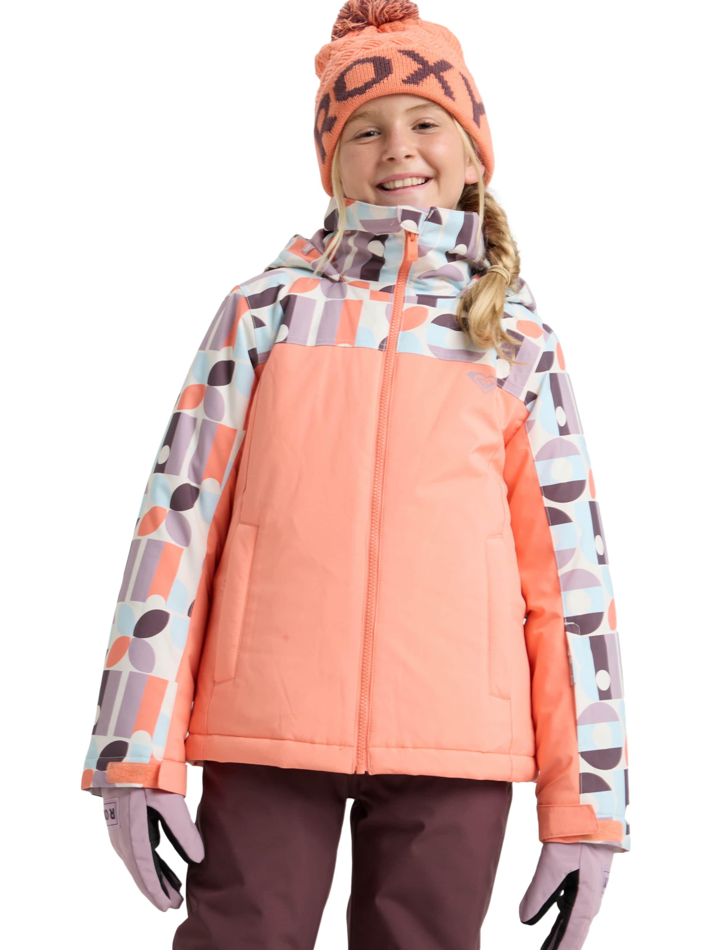ROXY Athletic Jacket 'Galaxy' in Orange: front