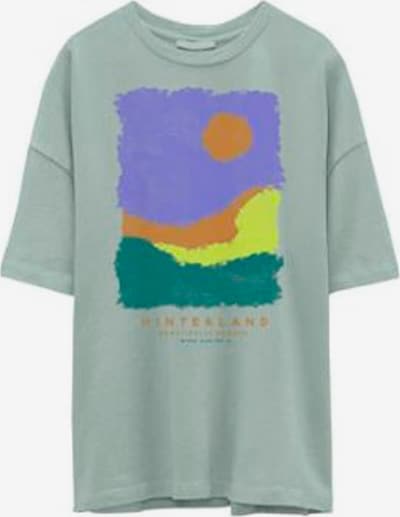 JACK & JONES T-shirt 'LYMPIC' i mint / mörkgrön / lila / orange, Produktvy