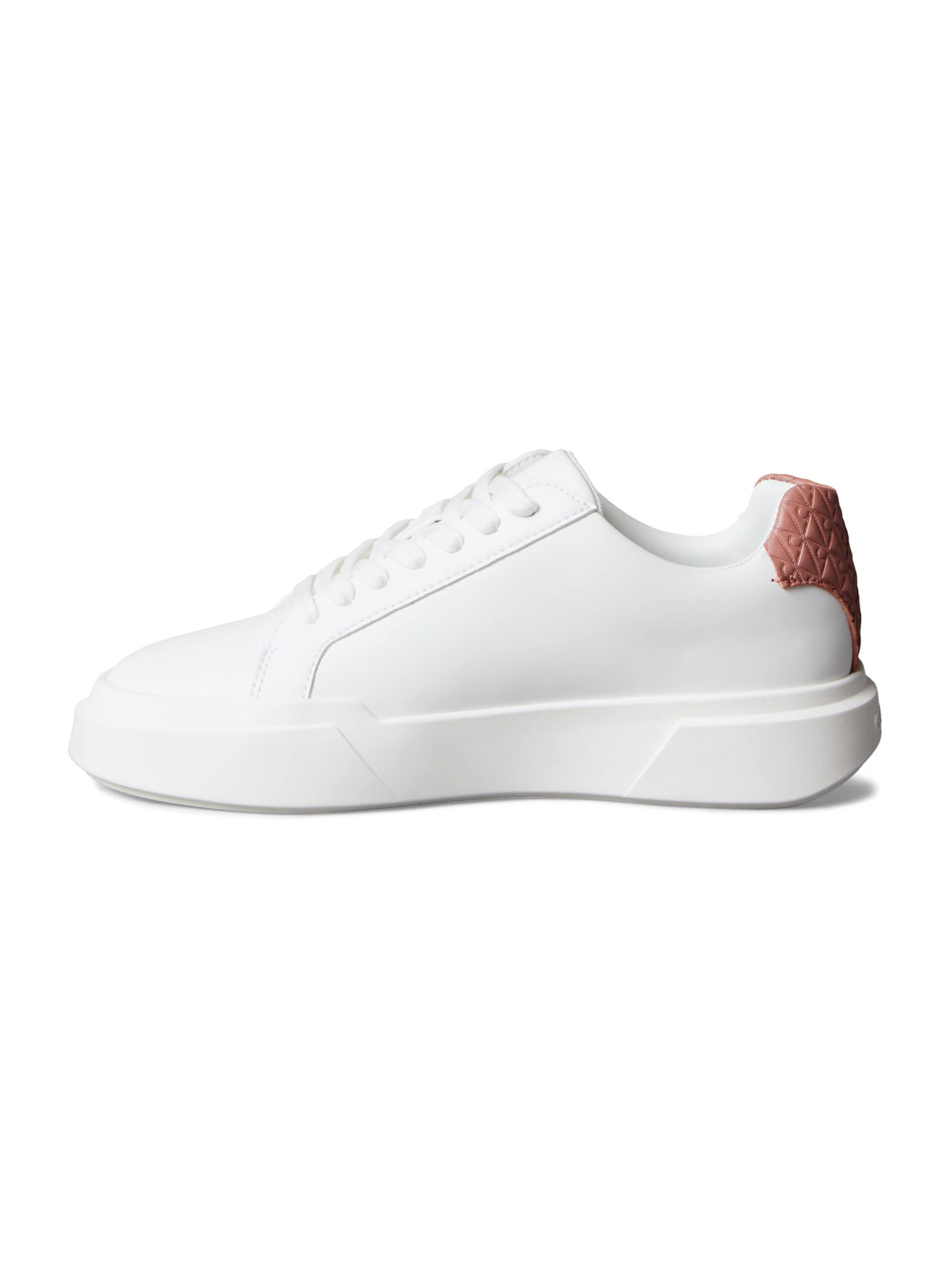 Baskets basses Calvin Klein en blanc : devant