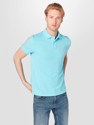 T-Shirt Polo Ralph Lauren en bleu : devant