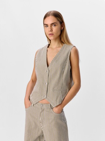 Gilet 'OBJMollie' OBJECT en blanc : devant