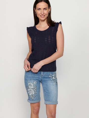 KOROSHI Top in Blue