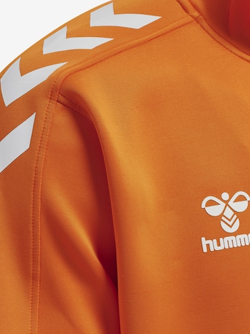 Hummel - Sudadera con cremallera deportiva 'POLY' en naranja