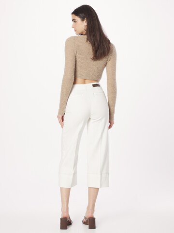 LA STRADA UNICA Wide leg Trousers with creases in Beige