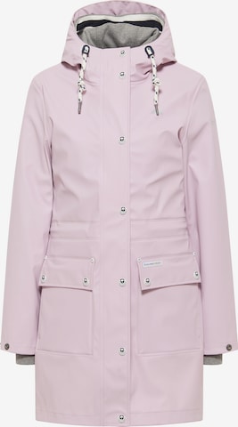 Manteau fonctionnel Schmuddelwedda en rose : devant