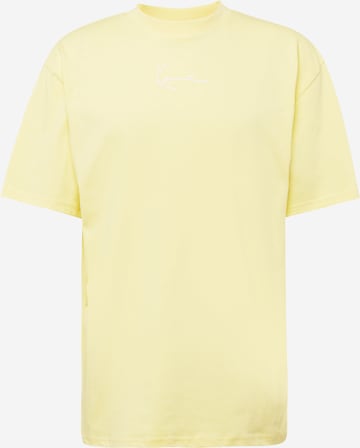 T-Shirt Karl Kani en jaune : devant