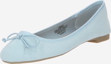 Ballerines 'BEE' ONLY en bleu : devant