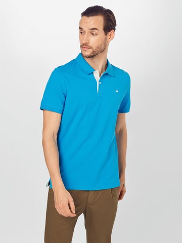 TOM TAILOR Regular fit Majica | modra barva: sprednja stran