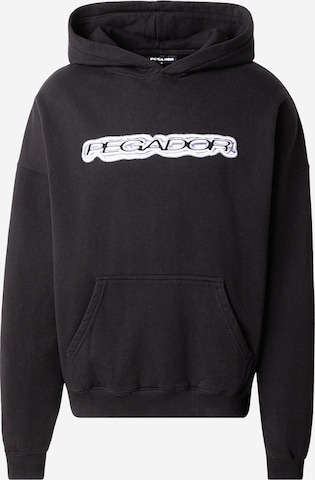 PegadorSweater majica 'Baxter' - crna boja: prednji dio