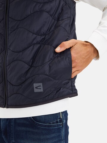 CAMEL ACTIVE Outdoor Weste aus recyceltem Polyamid in Blau