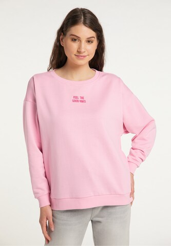 MYMO Sweatshirt in Pink: front