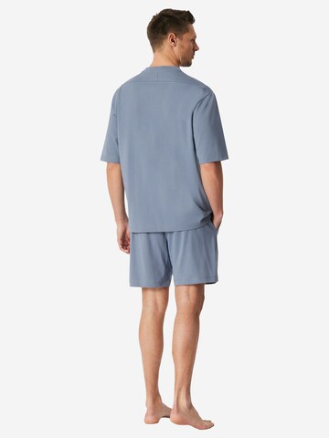 Pyjama court SCHIESSER en bleu