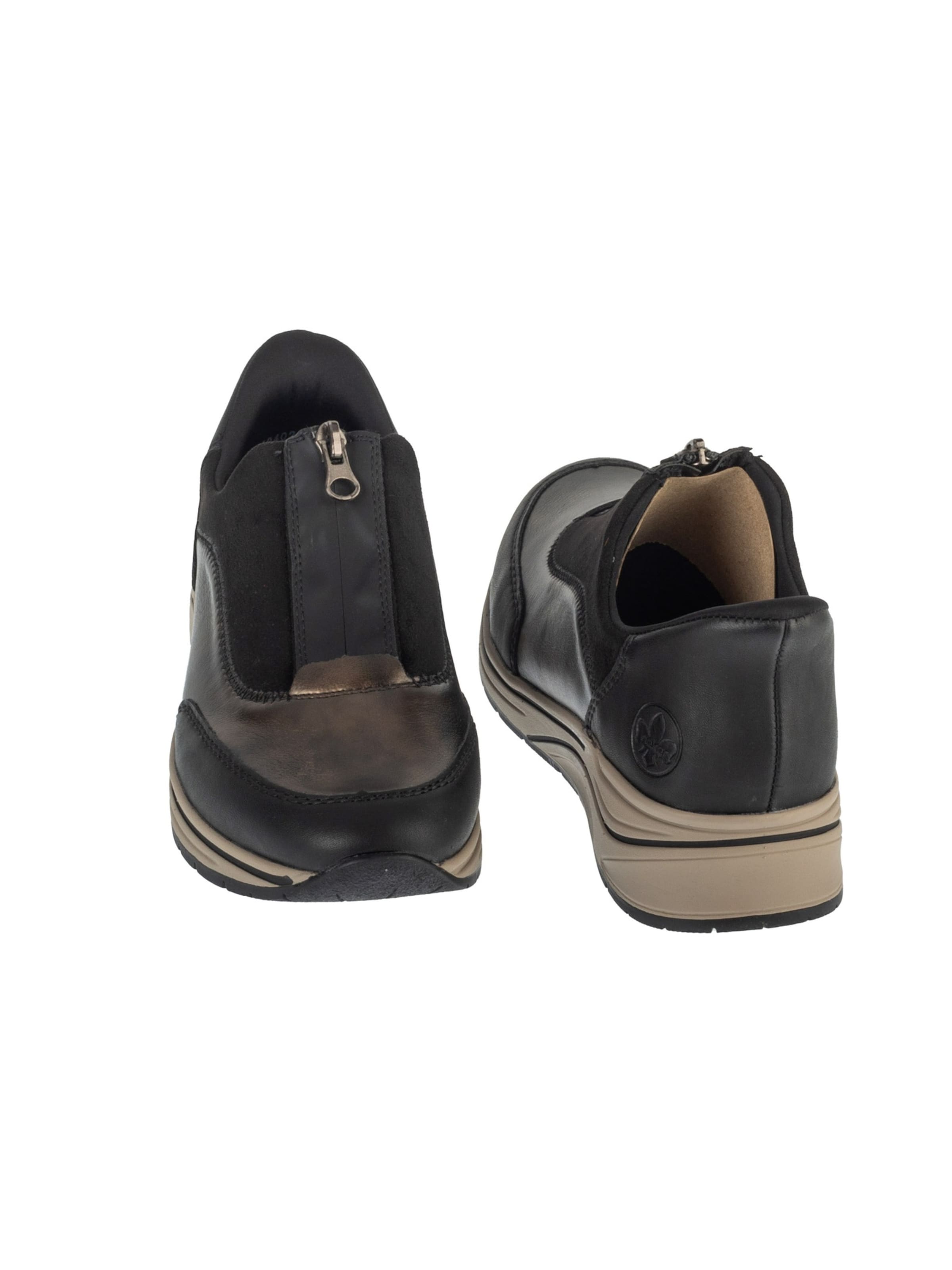 Rieker Slip-on 'Rieker Shoes N9553' in Zwart