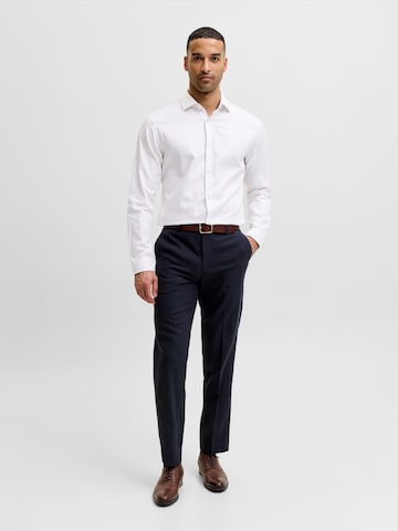 JACK & JONES Slim Fit Skjorte 'JPRBLAParker' i hvid