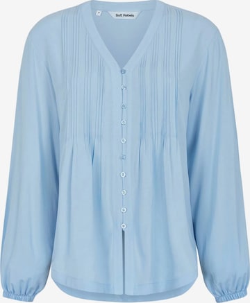 Soft Rebels Blouse 'Freedom' in Blue: front