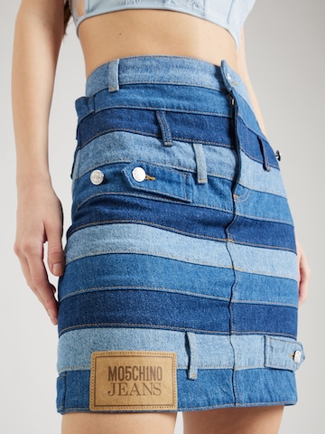 Moschino Jeans Rok in Blauw