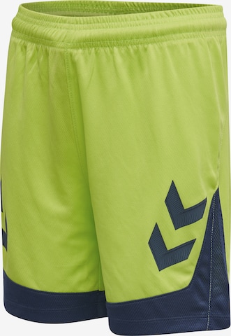 Hummel Regular Workout Pants 'Lead' in Green