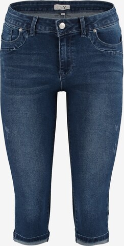 Hailys Slimfit Jeans 'Jemmi' in Blauw: voorkant