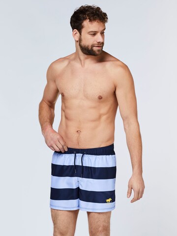 Polo Sylt Board Shorts in Blue: front